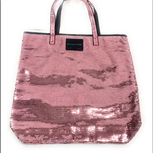 VS SEQUINED BEACH TOTE NEW & RARE - Picture 1 of 6